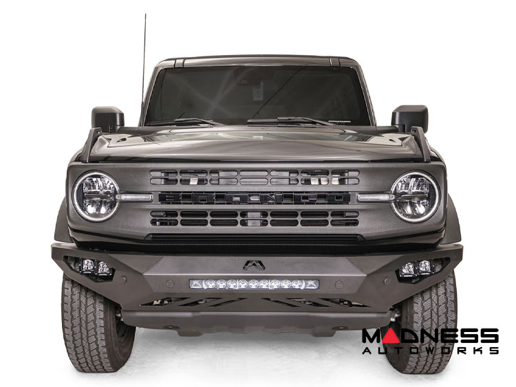 Ford Bronco Front Bumper - Fab Fours - Vengeance - w/o Guard